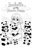 Isabelle and The Panda Posse coloring book cover