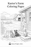 Karter’s Farm coloring book cover