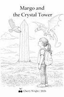 Margo and the Crystal Tower coloring book cover